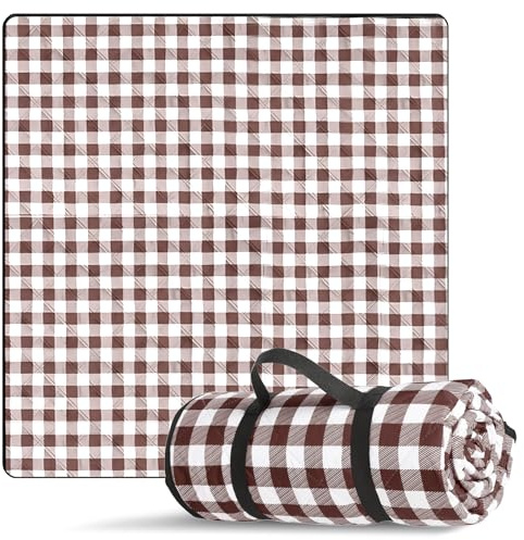 Kyzuzia Manta de picnic de 200 x 200 cm, manta para exteriores. Este color es popular entre el público y es la mejor opción para comidas al aire libre. Manta de camping portátil