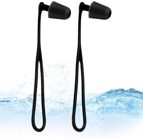 Tappi Auricolari Da Nuoto 2 Pezzi In Silicone Protezione Udito E Sonno | Tappi Per Orecchie Riutilizzabili Acqua Nuoto per Adulti Bambini Nuotatori Casa Sonno Doccia Piscina