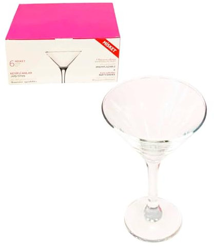 Misket Pack 6 Copas de cóctel 175 cc