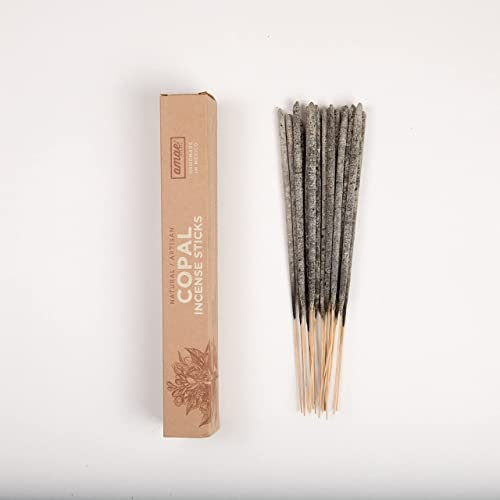 Premium White Copal Incense Sticks, Pure Mayan Resin Made in Mexico 20 Pcs