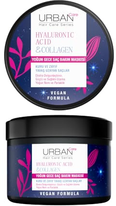 Urban Care Hyaluronic Acid & Collagen Intensive Nacht Haarpflege Maske 230ml