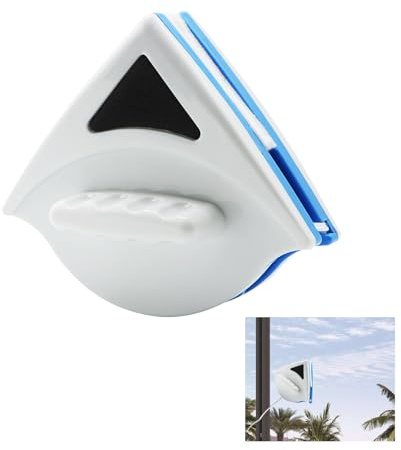 Hioph Magnetic Window Cleaner for 3-8MM single Layer Windows, Double-Sided Window Cleaning Tool, Household Cleaning Tools, Anti Drop, Scratch Free and Water Storage