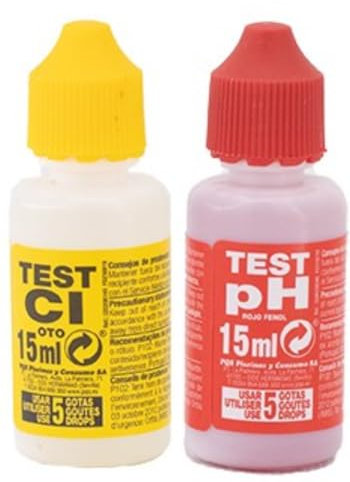 Test Kit PH et Chlore (Otho/Phenol) (remplacement des réactifs Otho et Phenol)