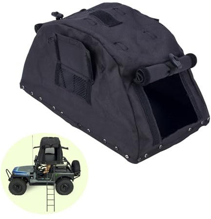 AMK RC Simulated Luggage Rack Roof Tent, RC Crawler Car roof Decoration, RC Crawler Decorative Accessories, for 1/8 1/10 Crawler Car Axial SCX10 RC4WD TRX4 Tamiya CC01 LC80 Body Accessories