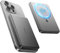 TORRAS Qi2 Schnelllade-Powerbank für MagSafe (MiniMag), 10000mAh Qi2-Zertifiziert Magnetische Power Bank mit 30W USB-C-Kabel, 15W Wireless Charger für iPhone 16 Pro Max/15/14/13/12, Grau Titan.