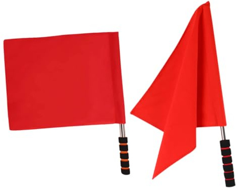 POPETPOP 2pièces Drapeau De Juge De Ligne Avec Poignée Éponge Drapeau De Signalisation Pour -ball Compétitions