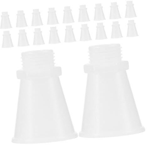 DECOMELODY 20pcs Plastic Fire Extinguisher Nozzles Upgrade Kit Wide Mouth Lightweight Fire Equipment Spray Replacement Parts for Portable Extinguishers