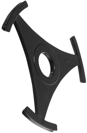 Hemobllo Adaptador para Plato Giratorio de 45 RPM, Accesorio para Tocadiscos Diseño Triangular, Plástico Ecológico, Adecuado para Discos de Vinilo