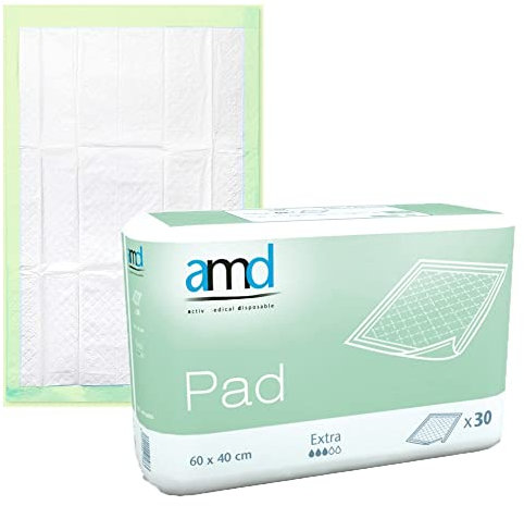 LPM - 120 Protectores, Desechables, 40 x 60 cm, Para Incontinencia, muy Absorbentes