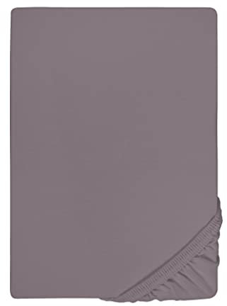 biberna Jersey-Elastic-Topper-Spannbetttuch 0077641 Silber/grau 1x 140x200 cm - 160x220 cm