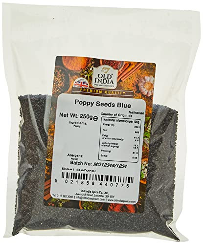 Old India Poppy Seeds Blue 250g