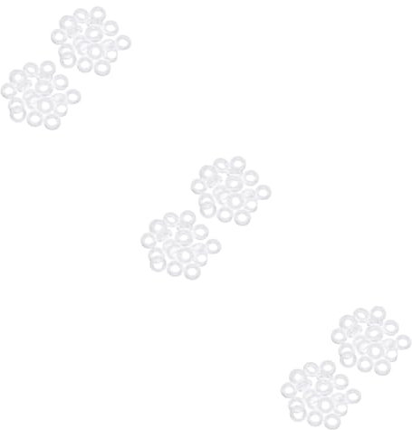 Hoement 60pairs Silicone Retainer Rings for Glasses Slip Prevention Temple Tips Comfortable Eyeglasses Retainer for Boys and Girls Adults Fit for Eyewear