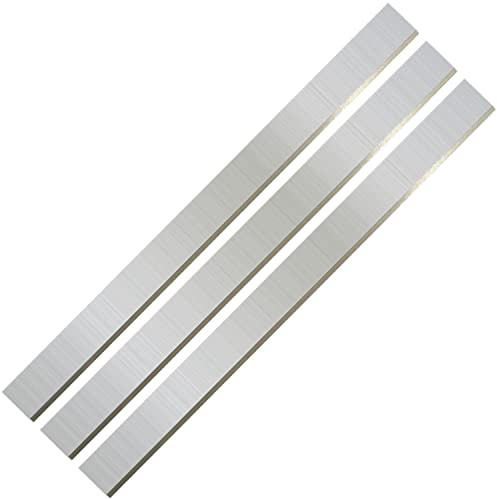 Lot de 3 lames de raboteuse HSS 300 × 25 × 3 mm for dégauchisseuse, remplacement for raboteuse d'épaisseur for le travail du bois