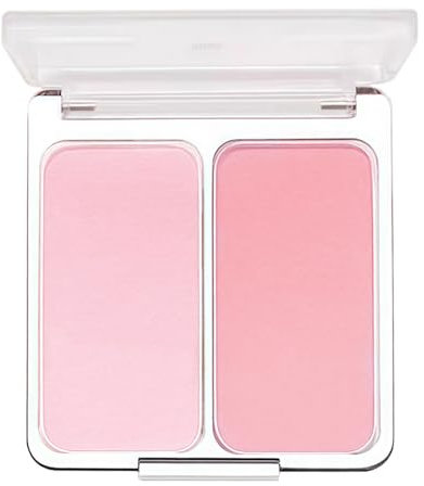 Blushers for Cheeks Make Up, Pink Blusher Palette, Powder Blush Peach Coral Pink, Matte Long Lasting Blendable Highly Pigmented Smooth Natural Makeup Gift for Women Girls, Suitable for All Skin Tones