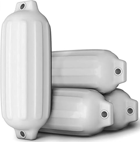 FANTASK Bootsfender Defensas para Barcos, Adultos Unisex, Blanco, 68,5 x 21,5 cm