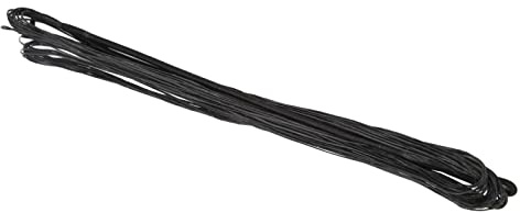 Corde d'arc à 12 Fils, Remplacement de Corde d'arc épaisse, Haute densité, Noire, Stable, Portable pour Classique (68 Pouces)