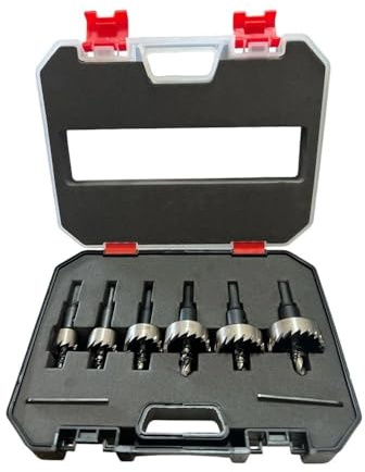 Kovalmax® Set 6 frese a tazza fresa in metallo duro per ferro alluminio 16 20 25 30 35 mm