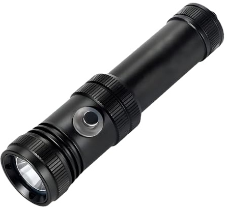 Générique Lampe de plongée | 4 Modes Lumière Puissante Étanche Submersible Rechargeable - Éclairage Subaquatique - pour Activités Nocturnes Extérieur Pêche Marine Camping et Randonnée