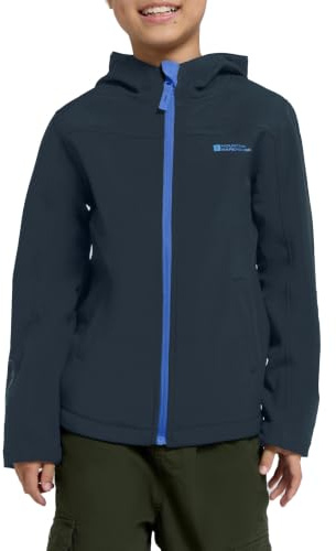 Mountain Warehouse Exodus Kids Softshell Jacket Boys Girls Navy 13y