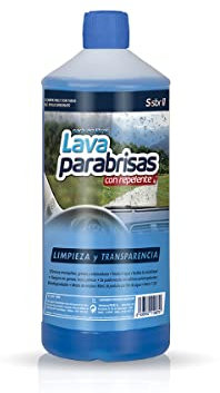 Sisbrill Nettoyant Lave-Glace Concentré Anti-Pluie 1:20 - Élimine La Poussière Et Les Insectes - Pas De Grincements - 1 Litre