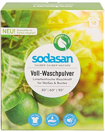 Sodasan Bio Vollwaschmittel (2 x 1,20 kg)
