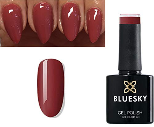 Bluesky GEL NAIL POLISH PINK DARK PINK CINNAMON ROLL COLOR Nail BP27 UV LED Soak Off 10ml