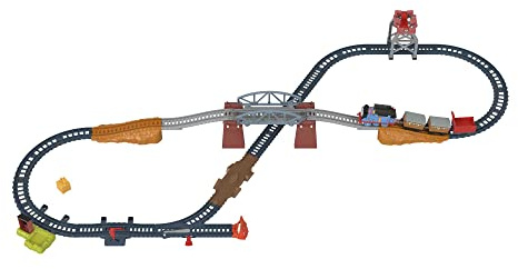 Fisher-Price Coffret 3-en-1 Thomas et ses Amis avec locomotive motorisée Thomas et voitures de passagers Annie et Clarabelle, Jouet Enfant, Dès 3 ans, HGX64