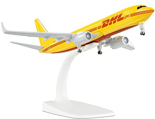 Busyflies 1/300 Scale DHL Model Aircraft Boeing 737 Model Plane Alloy Diecast Airplanes Model