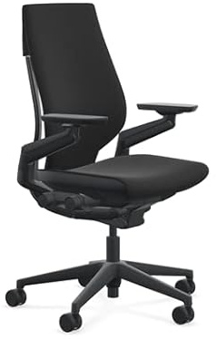 Steelcase Era Onyx Gesture Wrapped Back Hard Casters