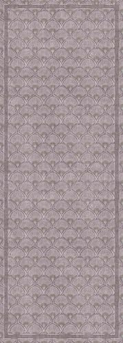 Think Rugs Catherine Lansfield Deco Peacock Washable Rug, Lilac