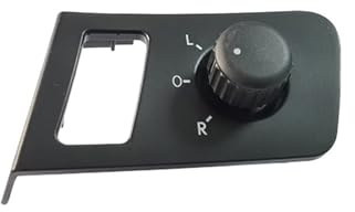 XEBRAD 1T1959552 Adiver Interruttore a pulsante con manopola di regolazione dello specchietto laterale sinistro 1T1 959 552, for VW, for Caddy, for Touran 2003-2015, 1T1-959-552 Interruttore funzione
