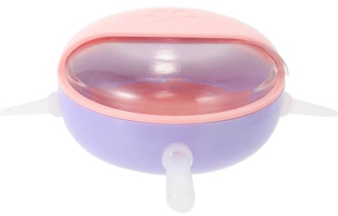 COMPUKAS Distributeur de Lait Multi-tétons en Polypropylène pour Chiots et Chatons, Bol à Lait Rose pour Animaux -nés, Mangeoire Pratique et Facile à Nettoyer, Alimentation Liquide Adaptée