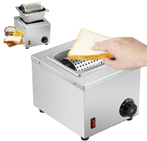 Rodillo de mantequilla eléctrico con control de temperatura ajustable para una aplicación sin esfuerzo en tostadas, panqueques y sándwiches