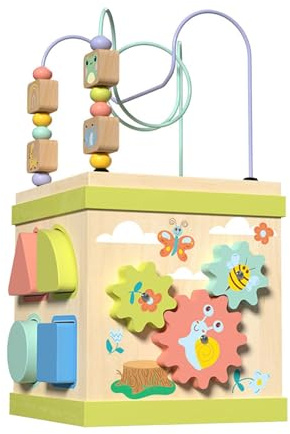 Cubo de Actividades para Emparejar Formas Y Desarrollar La Motricidad Fina. Clasificador de Formas Interactivo.