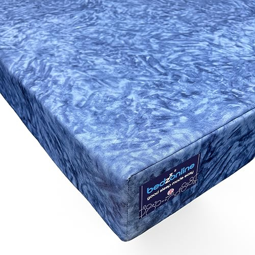 BEDZONLINE Waterproof Mattress - Reflex Foam 5 Zone Support Mattress with Removable Breathable Waterproof Cover | 4ft6 Double