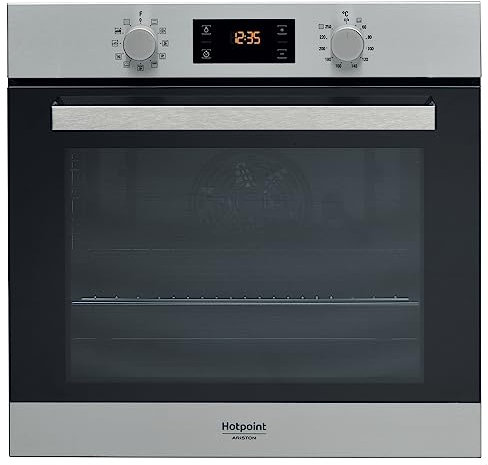 Hotpoint FA3 840 P IX HA Libera installazione Elettrico 66L 3300W A+ Nero, Acciaio inossidabile forno