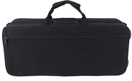 Estuche Portátil De Trompeta Bolsa De Hombro Espuma Acolchado Interior 530x230x150mm