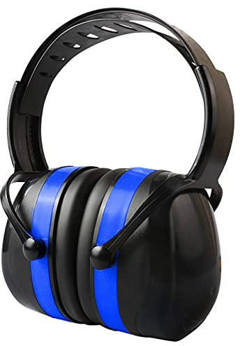 YANKUIRUI Ear Protection for Shooting SNR 34dB Safety Ear Defenders Muffs Ear Protectors Provide Hearing Protection (Style3(Blue))