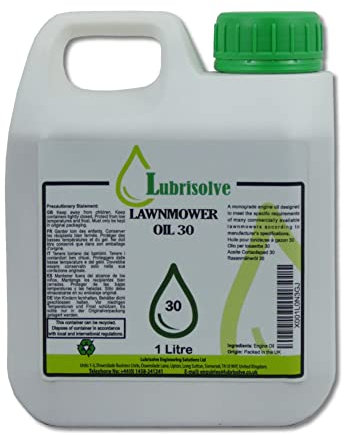 Lubrisolve Lawnmower Oil 30 1 litre Enhanced anti-wear technology and anti-oxidant performance