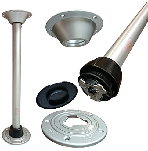 DarkSwan Removable Tischfüße, Aluminiumlegierung Schwenktisch RV Table Legs, Wohnmobil Camping Tischbeine, Tischfuß zum Wohnmobile Boot & Yacht, 76cm