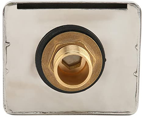 Bec de Remplissage de Baignoire, Bec de Baignoire Cascade Grande Sortie en Acier Inoxydable Fixée au Mur pour Salle de Bain