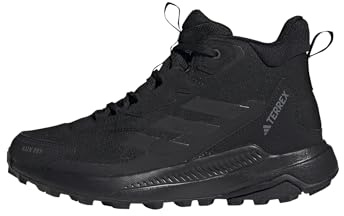 Adidas Mujer Terrex Anylander Mid Rain.RDY Hiking Shoes, Core Black/Core Black/Grey Four, 38 2/3 EU