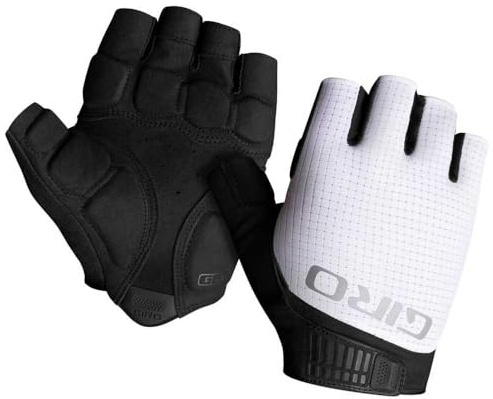 Giro Bravo II Gel Men Road Cycling Gloves - White (2024) Large