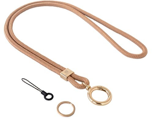 YOYOL Schlüsselband, Halsband-Schlüsselanhänger für ID-Abzeichen, Schlüssel, Handy, Männer und Frauen Cool Umhängeband