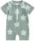 Geagodelia Maillot de Bain Enfant Bébé Garçon Anti-UV Imprimé Tortue à Manches Courtes Fermeture Eclair Costume de Bain Natation Piscine (Vert, 1-2 Years)