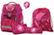 FaBAG 78022-051 - 5-teiliges Schulranzen-Set Butterfly/Unicorn mit Turnbeutel, Federmappe, Schlamperrolle und individuellen Patches, leicht und ergonomisch, ca. 22 l Volumen