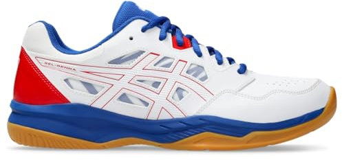 ASICS Men's Gel-Challenger 14 Shoes, Weiß/klassisch rot, 44 EU
