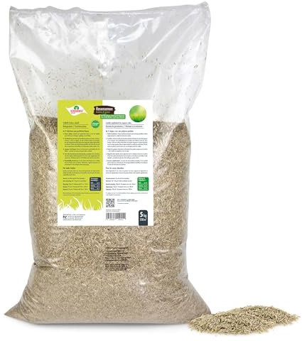 Verdurmax 5 kg de semences de gazon – Mélange de haute qualité pour 40 m² de pelouse dense, résistante et à germination rapide – Idéal pour la création, le regarnissage et la réparation du gazon