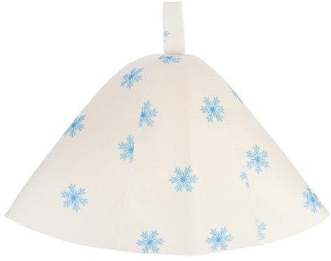 Supvox Saunakappe Kopfstütze Saunadecke Saunasitz atmungsaktiver Saunahut Cowgirl-Hut Bad saunaofen saunauhr Sauna Filzmassagehut saunazubehor Duschhut große Duschhauben gefühlt