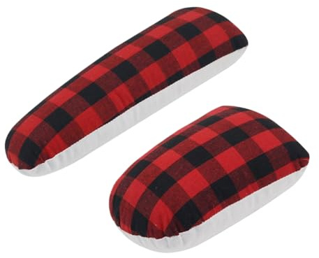 Juego de rollos de costura de jamón a prensado, 26 x 10 cm, para planchar ropa, herramientas de costura resistentes con tela de algodón y forma firme, ayuda necesaria para confección de costura